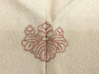 平和屋着物●訪問着 刺繍 冊子花鳥文 金彩 正絹 逸品 DABB0827ud