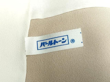 平和屋着物●訪問着 刺繍 冊子花鳥文 金彩 正絹 逸品 DABB0827ud