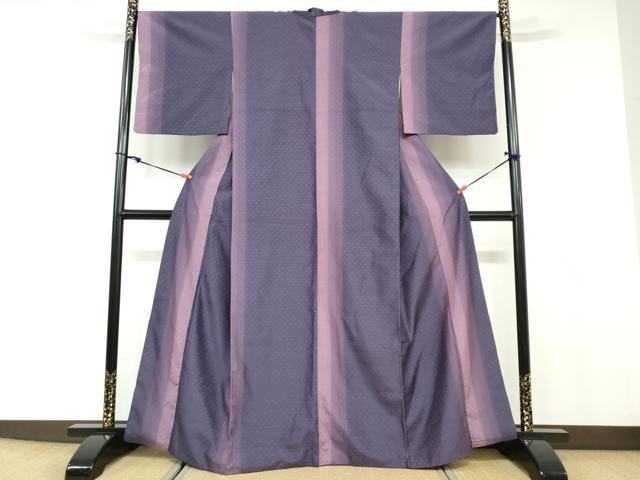 平和屋着物●上質な紬 間道 正絹 逸品 DABB0840ud