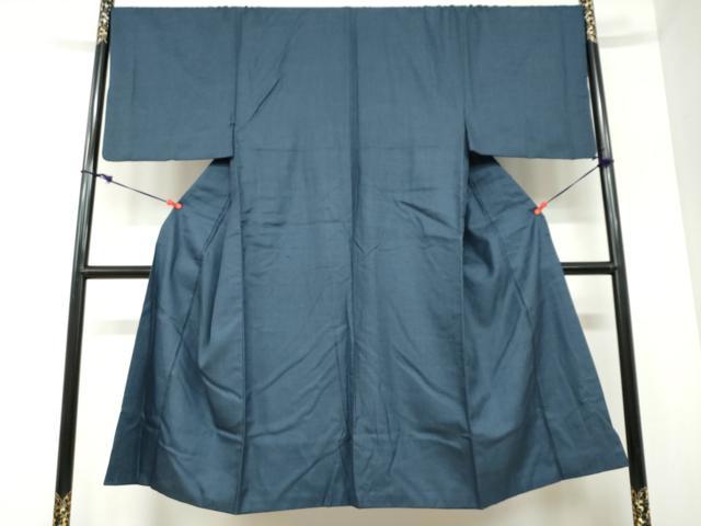 平和屋着物●男性 紬 アンサンブル 長襦袢（無双仕立て）セット 120亀甲 総詰め 正絹 逸品 DABB0844ud
