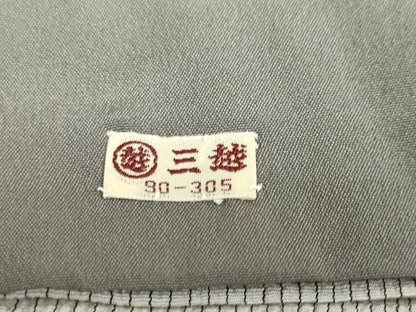 平和屋着物●中国三大刺繍 相良刺繍 総刺繍 訪問着 紬地 草花文 金糸 三越扱い ロング丈 正絹 逸品 DABB0849ud