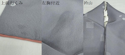 平和屋着物●上質な小紋 舞花文 正絹 逸品 DABB0855ud