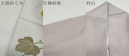 平和屋着物●豪華色留袖 駒刺繍 飛鶴蔦の葉草花文 暈し染め 金彩 正絹 逸品 DABB0858ud