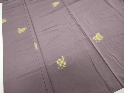 平和屋着物●上質な小紋 千鳥 金彩 正絹 逸品 DABB0860ud