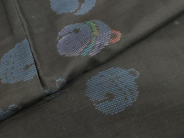 平和屋着物●本場大島紬 9マルキ 鈴文 正絹 逸品 DABB0869ud