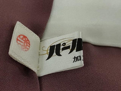 平和屋着物●上質な小紋 抽象文様 金彩 鬼しぼ縮緬 正絹 逸品 DABB0870ud