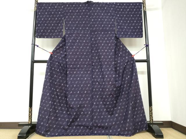 平和屋着物●本場琉球絣　正絹　逸品　未使用　DABB0872ud