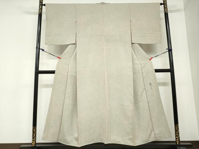 平和屋着物●京友禅の第一人者 松井青々 小紋 霞文 正絹 逸品 DABB0891ud