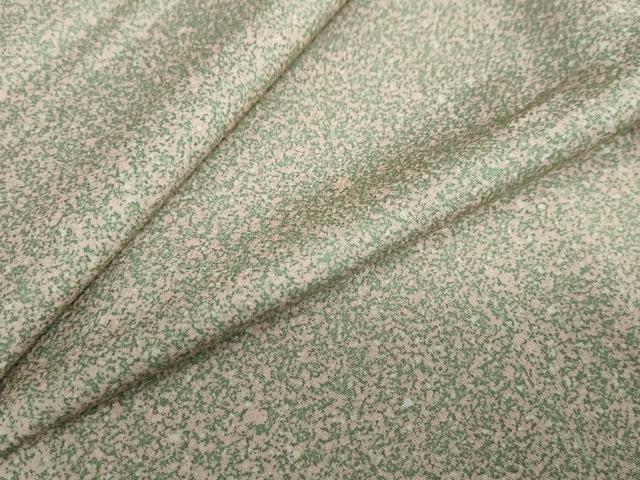 平和屋着物●京友禅の第一人者 松井青々 小紋 霞文 正絹 逸品 DABB0891ud