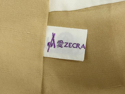 平和屋着物●訪問着 お召地 花唐草地紋 正絹 逸品 DABB0893ud