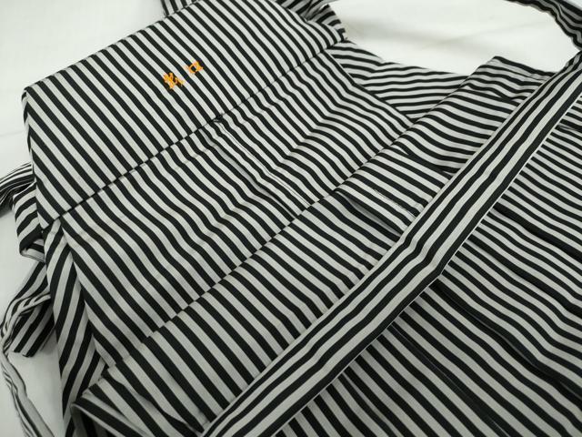 平和屋着物●男性 馬乗り袴 縞 正絹 逸品 DABB0901ud