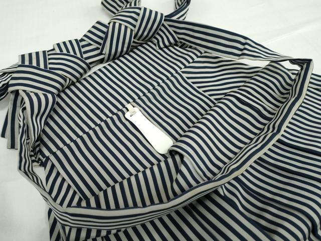 平和屋着物●男性 馬乗り袴 縞 正絹 逸品 DABB0905ud