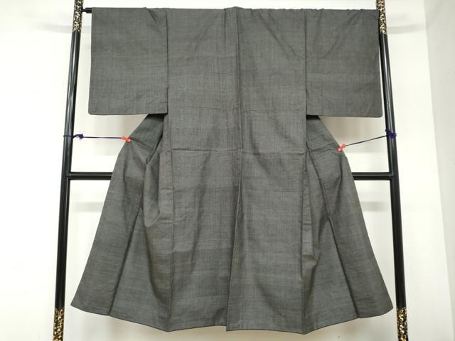 平和屋着物●男性 本場大島紬 アンサンブル 長羽織 7マルキ 蚊絣 正絹 逸品 DABB0911ud