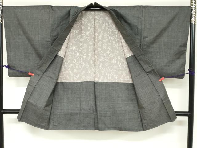 平和屋着物●男性 本場大島紬 アンサンブル 長羽織 7マルキ 蚊絣 正絹 逸品 DABB0911ud
