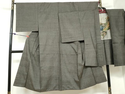 平和屋着物●男性 本場大島紬 アンサンブル 100亀甲 総詰め 正絹 逸品 DABB0913ud