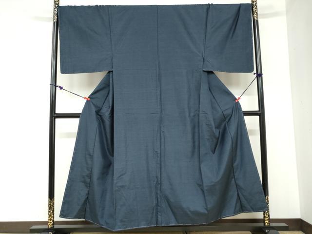 平和屋着物●男性 本場大島紬 アンサンブル 長羽織 抽象文様 キングサイズ 正絹 逸品 未使用 DABB0915ud