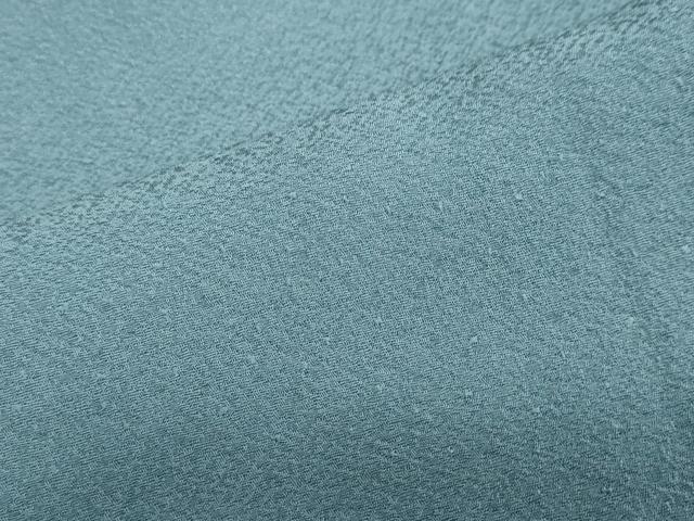 平和屋着物●上質な色無地 紋意匠 湊鼠色 正絹 逸品 DABB0924ud