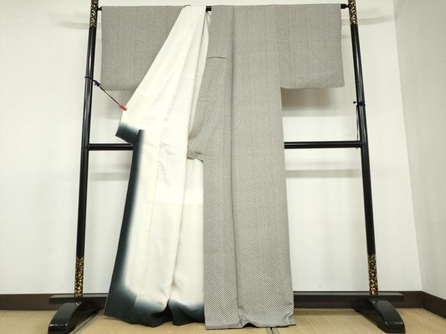平和屋着物●江戸小紋　小花尽くし文　やまと誂製　正絹　逸品　DABB0964ud