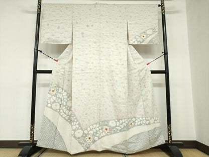 平和屋着物●訪問着　作家物　絞り　辻が花　正絹　逸品　DABB0965ud