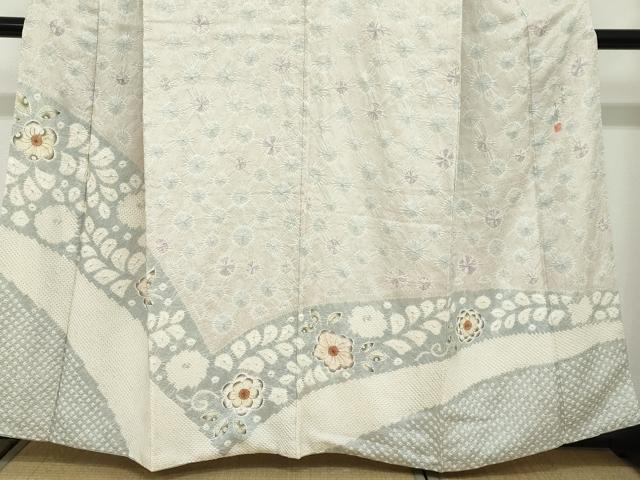 平和屋着物●訪問着　作家物　絞り　辻が花　正絹　逸品　DABB0965ud