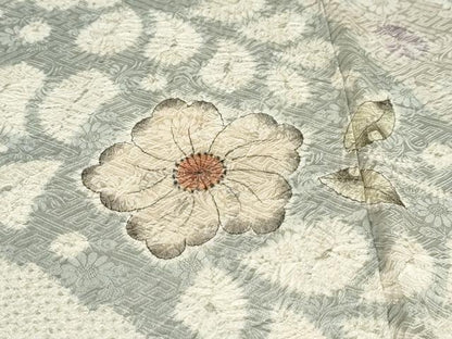平和屋着物●訪問着　作家物　絞り　辻が花　正絹　逸品　DABB0965ud