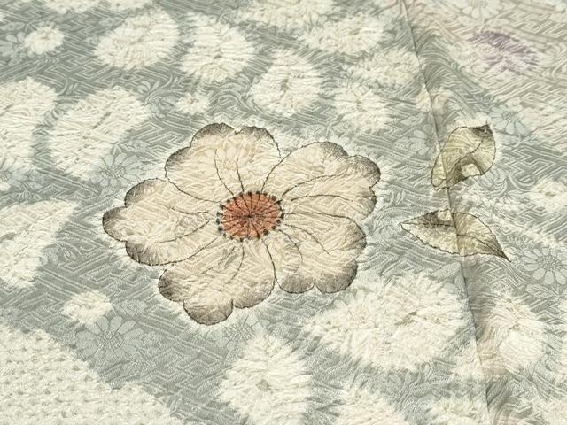 平和屋着物●訪問着　作家物　絞り　辻が花　正絹　逸品　DABB0965ud