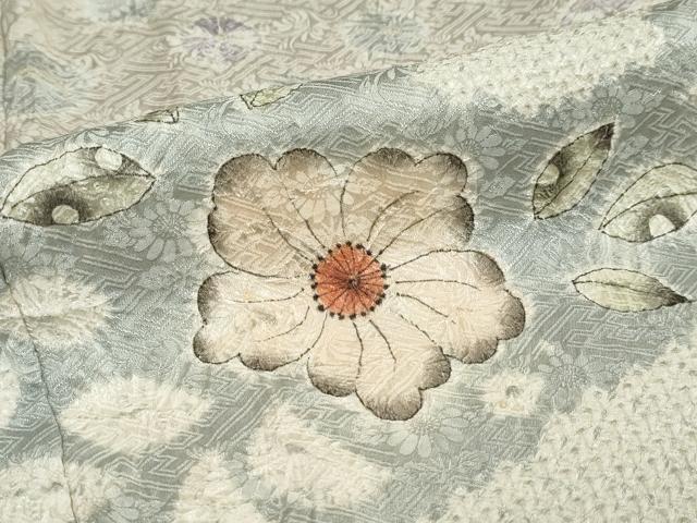 平和屋着物●訪問着　作家物　絞り　辻が花　正絹　逸品　DABB0965ud