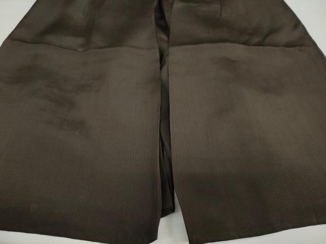 平和屋着物●男性　馬乗り袴　変わり縞　正絹　逸品　DABB0985ud