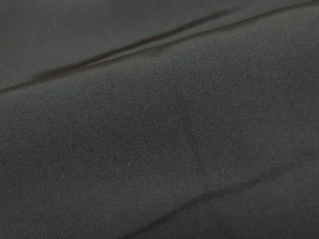 平和屋着物●男性　黒紋付　正絹　逸品　DABB0995ud