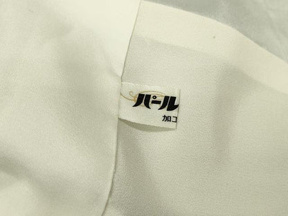 平和屋着物●訪問着 絞り 辻が花 舞桜 蛍暈し 黒地 正絹 逸品 DABB1293fe