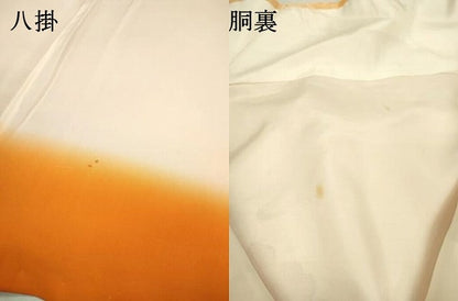 平和屋着物▼上質な小紋 地紋起こし 草花 暈し染 正絹 逸品 DABB1560fe