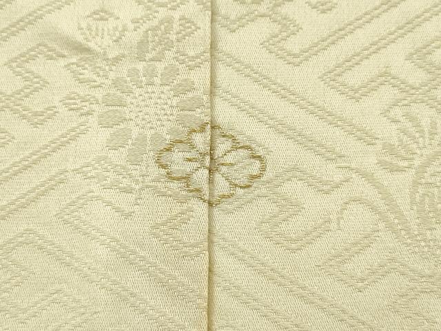 平和屋着物▼訪問着 刺繍 雪芝花鳥丸文 暈し染 金彩 正絹 逸品 DABB1578fe