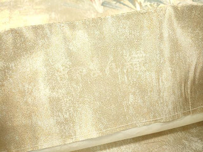 平和屋着物▼六通柄袋帯 ぎゃまん織 松葉文 金銀糸 正絹 逸品 DABB1832fe