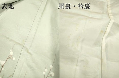 平和屋着物▼豪華色留袖 枝梅 金彩 正絹 逸品 DABB1919fe