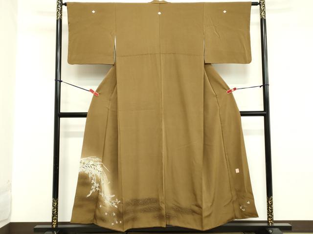 平和屋着物■豪華色留袖　作家物　草花文　暈し染め　金彩　銀糸　正絹　逸品　DABB2146cd