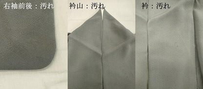平和屋着物■上質な色無地 鉛色 正絹 逸品 DABB2167cd
