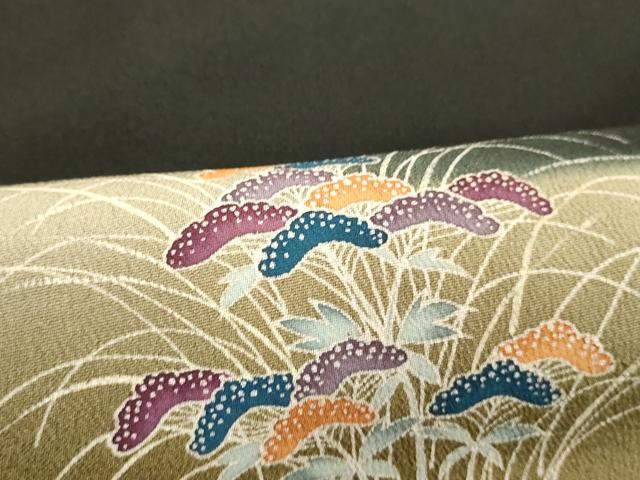 平和屋着物■豪華黒留袖　作家物　花鳥文　暈し染め　金彩　正絹　逸品　DABB2185cd