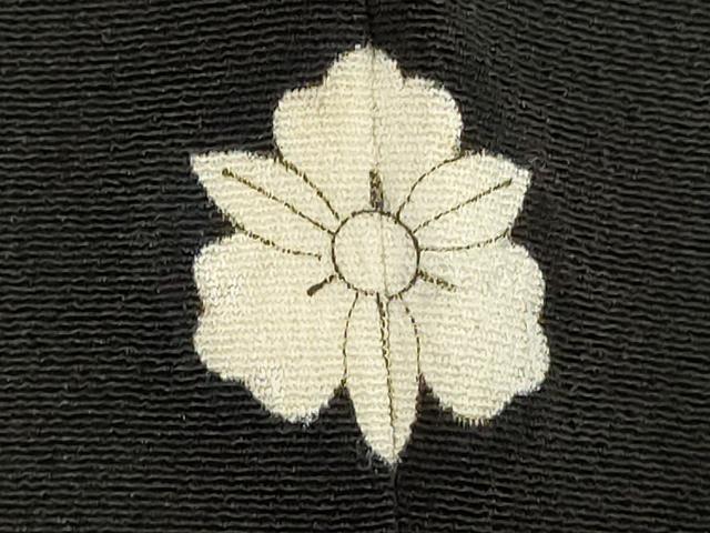 平和屋着物■豪華黒留袖　作家物　花鳥文　暈し染め　金彩　正絹　逸品　DABB2185cd