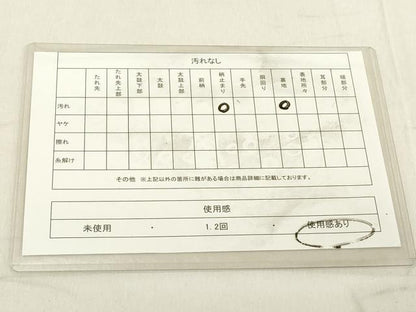 平和屋着物◎六通柄袋帯　風景文　銀糸　引箔　正絹　逸品　DABB2380cd