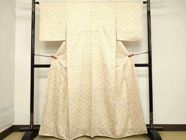 平和屋着物■上質な小紋　青海波　正絹　逸品　DABB2507cd