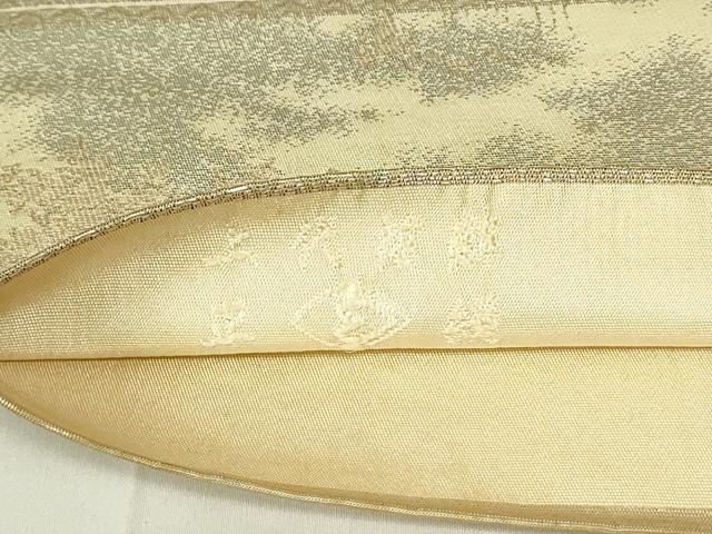 平和屋着物◎六通柄袋帯　風景文　金糸　正絹　逸品　DABB2522qp