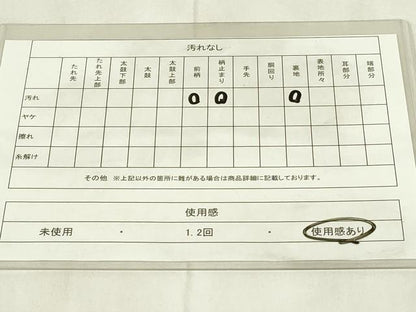 平和屋着物◎六通柄袋帯　唐織　流水花文　銀糸　正絹　逸品　DABB2566qp
