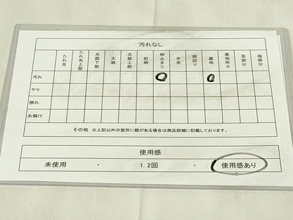 平和屋着物◎六通柄袋帯　唐織　舞花文　金銀糸　正絹　逸品　DABB2704qp