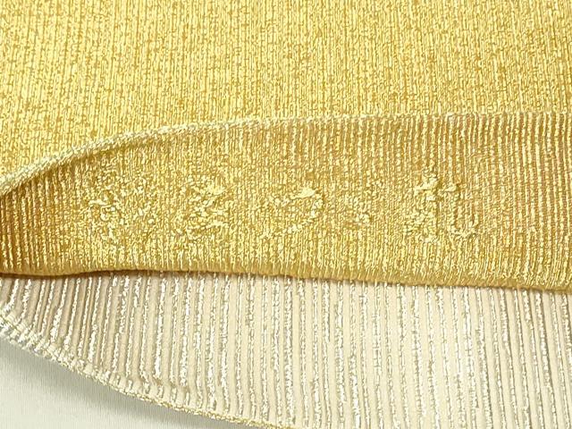 平和屋着物◎綴れ　両面　全通柄袋帯　彩美つづれ　霞文　金銀糸　正絹　逸品　DABB2710qp