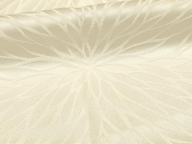 平和屋着物■長襦袢　無双仕立て　菊尽くし地紋　生成り色　正絹　逸品　DABB2829qp