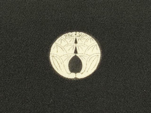 平和屋着物■豪華黒留袖　駒刺繍　梅　松　正絹　逸品　DABB2857qp