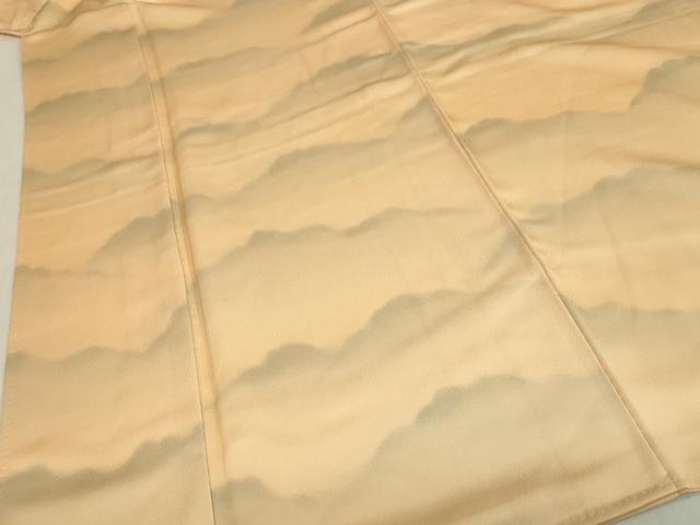 平和屋着物■上質な小紋 霞文 暈し染め 正絹 逸品 DABB2889qp