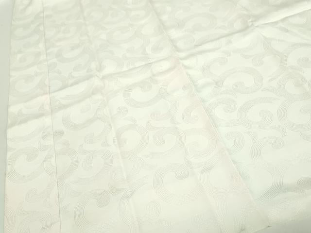 平和屋着物■長襦袢　袷　唐草文　暈し染め　半衿刺繍　正絹　逸品　DABB2911qp