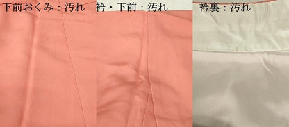 平和屋着物■豪華色留袖 色無地 風景地紋 珊瑚朱色 正絹 逸品 DABB2989qp
