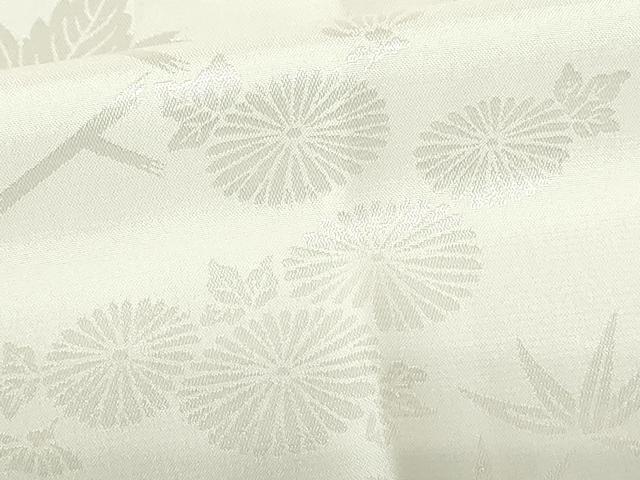 平和屋着物■長襦袢　無双仕立て　草花地紋　半衿刺繍　洗える着物　DABB3000qp